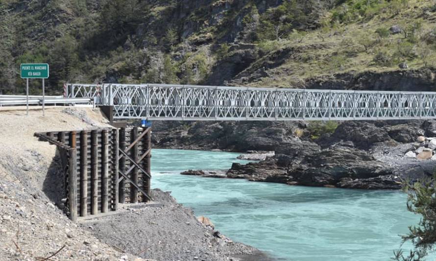 Inaugurarán el primer puente mecano sobre el río Baker