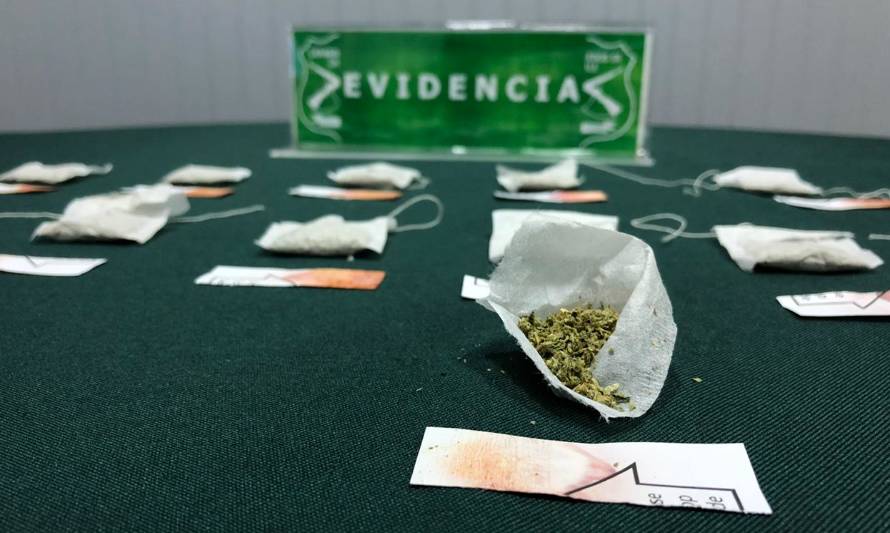 Detienen a sujeto que intentó ingresar droga oculta en bolsas de té a cárcel de Coyhaique