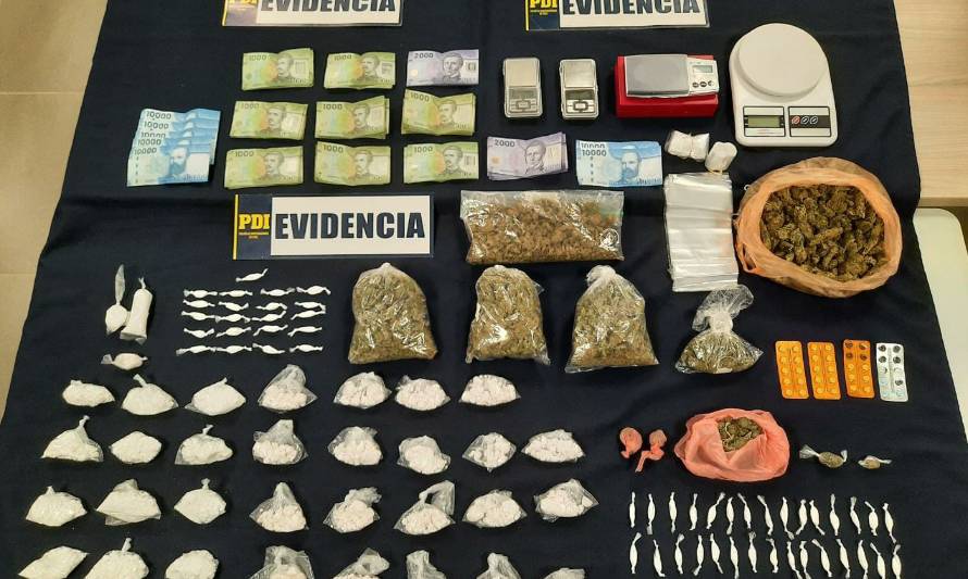 Detectives decomisan más de 10 mil dosis de droga