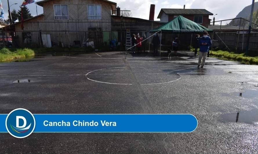 Puerto Aysén: Vecinos de Ribera Sur contarán con remodelado espacio deportivo