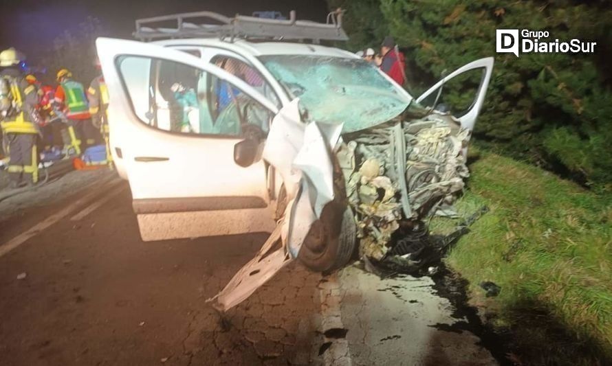 Cinco víctimas fatales dejó colisión múltiple en Llanquihue