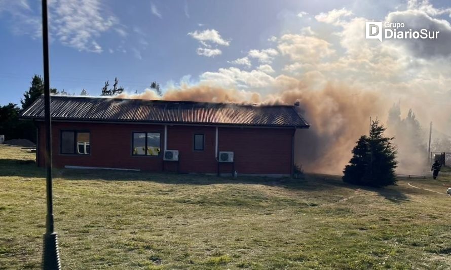 Incendio afectó a una vivienda en Coyhaique