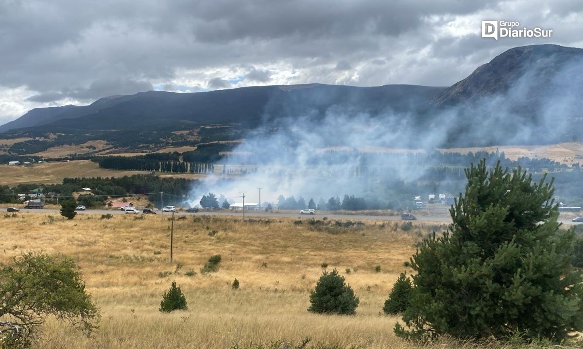 Bomberos y unidades forestales amagan quema de pastizales