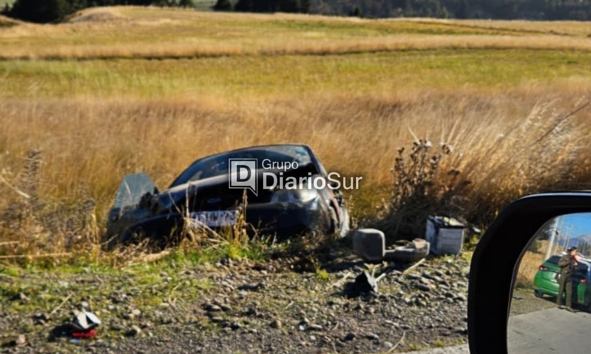 Accidente vehicular en Coyhaique: conductor se encontraba en estado de ebriedad