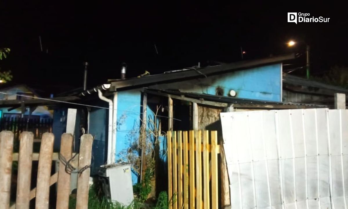 Casa se vio afectada por incendio