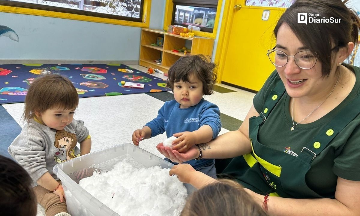 Niñas y niños de Fundación Integra disfrutan y aprenden con la nieve