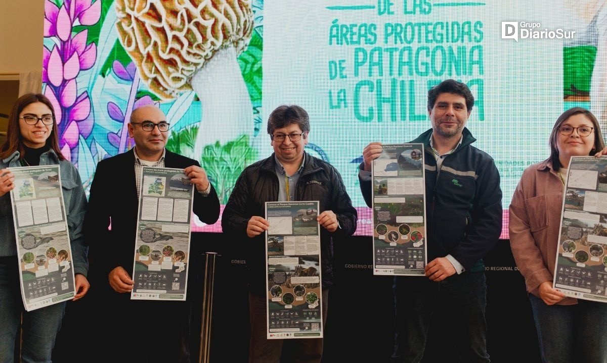 Lanzan infografías para difundir áreas protegidas de Tortel, Río Ibáñez y Cisnes