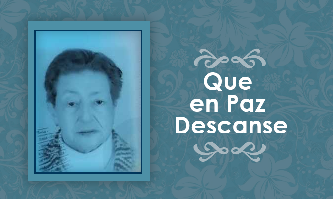[Defunción] Falleció Aída Norma Araya Barahona Q.E.P.D.